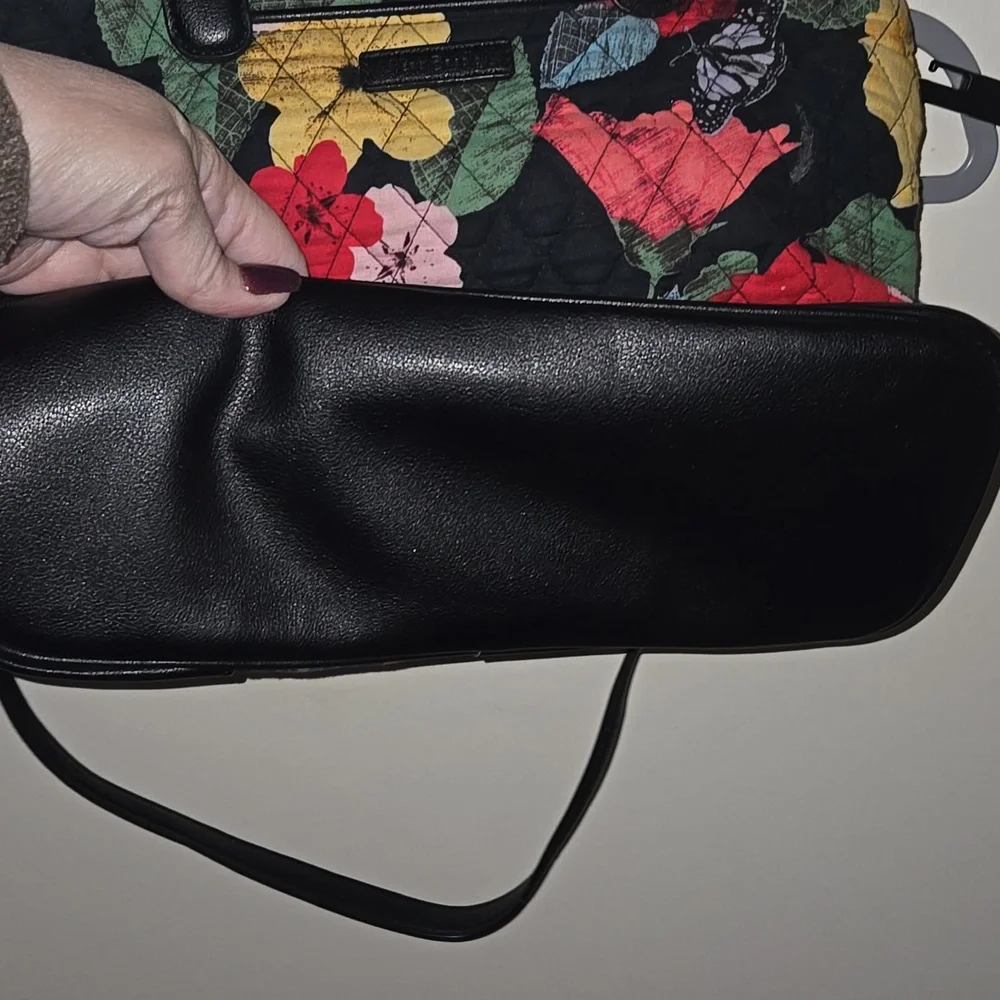 Floral Black Handbag,  Vera Bradley - Picture 5 of 8